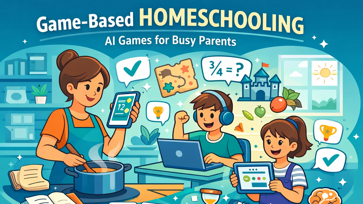 Game-Based Homeschooling: AI Games for Busy Parents