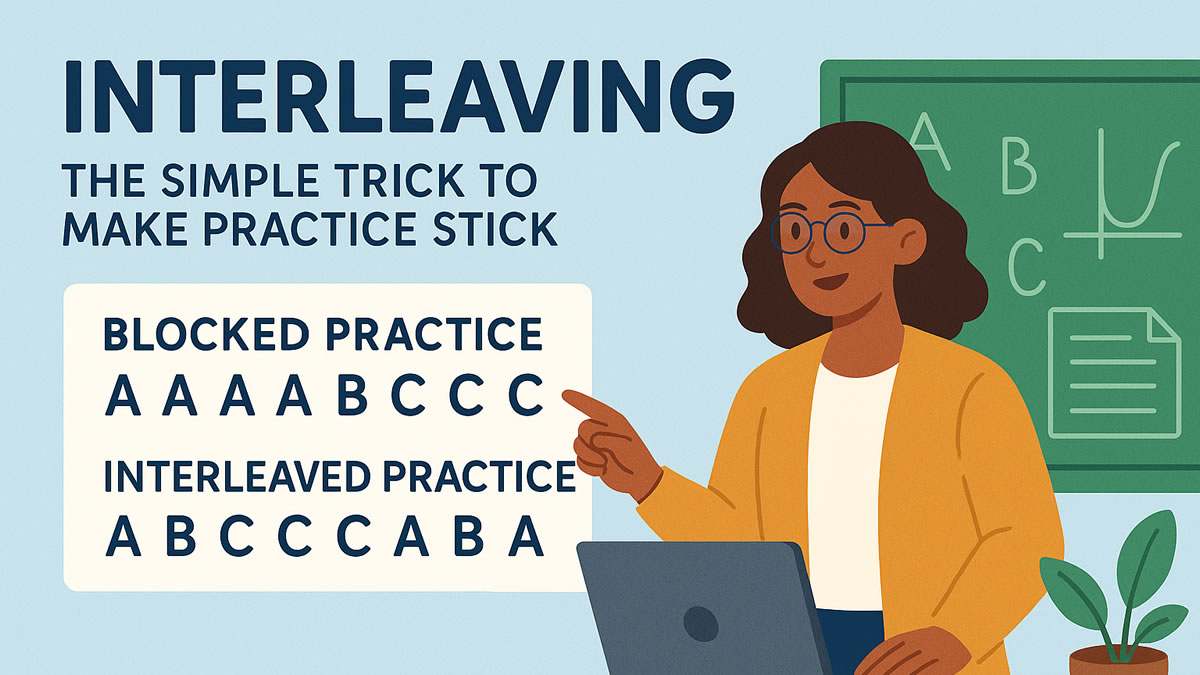 Interleaving: The Simple Trick to Make Practice Stick
